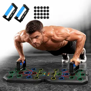 30 hole Push Up Board Abdominal And Chest Muscle Training Folding Push Up Stand Portable Fitness Equipment For Home Gym  Push Up Board Fitness Portable Foldable  Push Up Bar at Home Gym Pushup Handles for Floor Professional Strength Training Equipment Set