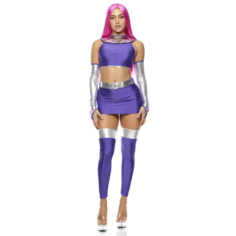 Forplay Women's Halloween Star Princess 6-Piece Women's Comic Book Character Costume