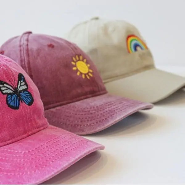 Custom text or pattern embroidered caps, custom embroidered baseball caps, Bachelor Party Gifts