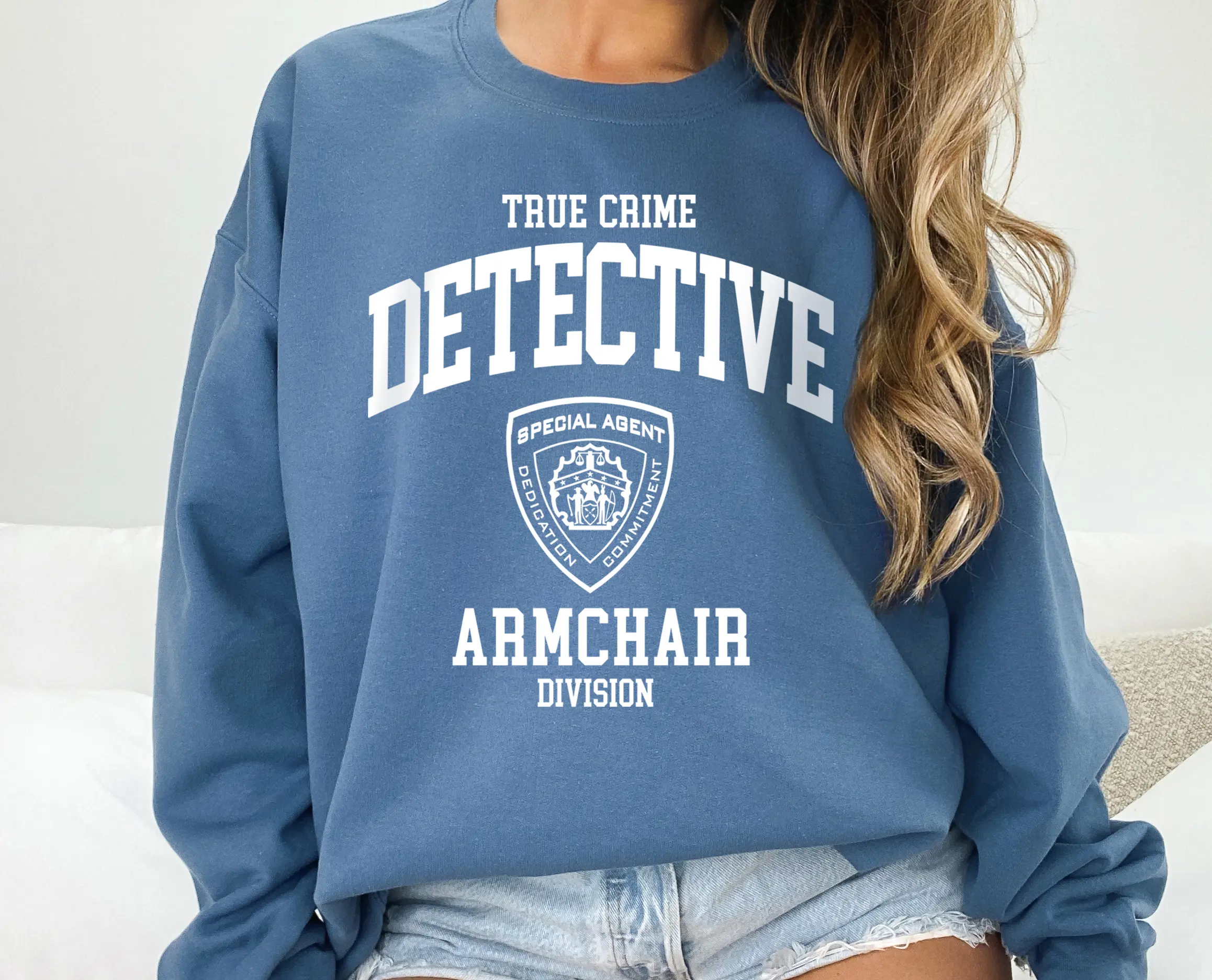 Armchair Detective Sweatshirt, True Crime Junky Sweatshirt, Funny True Crime Sweatshirt, Brooklyn 99, Precinct T-Shirt, Crime Show