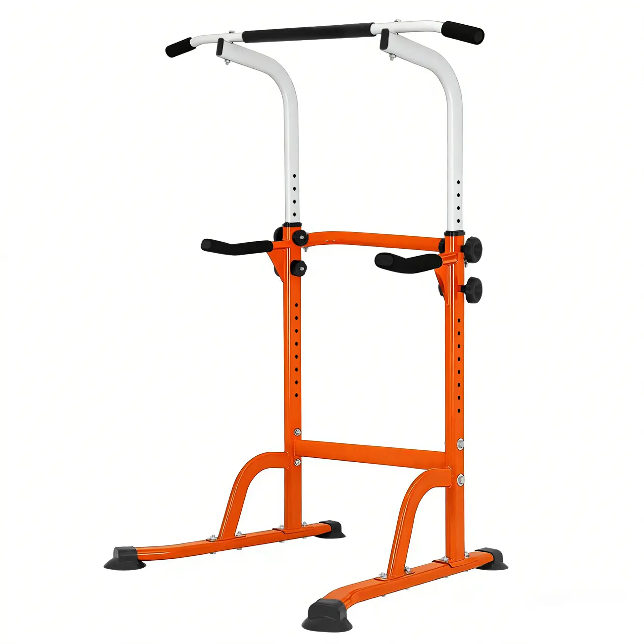 Heavy Duty Power Tower Pull Up Bar Station, Adjustable Dip Stand with Stable Steel Frame, 330LB Capacity Home Gym Equipment for Adults & Teens Strength Training, Core Workout sohochic