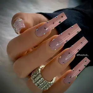 “Glam” — Handmade Press On Nails - 10PCS, Reusable, High Quality