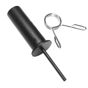 Long Weight Rack Pins for Extending Squat Racks, Includes Circlips for Hanging Bell Blocks, Ideal for Home & Gym Training