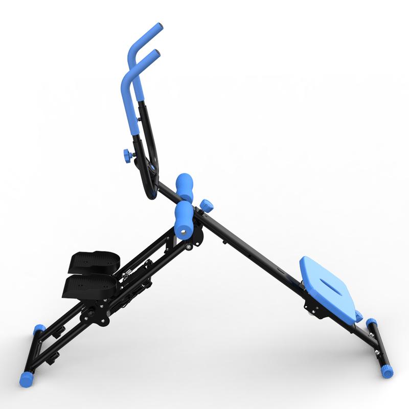 [Ridenue]2-In-1 Stair Stepper and Ab Workout Machine for Home, Multifunctional Full Body Fitness Trainer