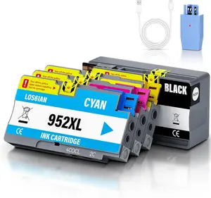 952XL 952 XL Ink Cartridges Combo Pack with Mini2.0 Compatible for  Officejet Pro 8710 7740 8720 8702 7720 8715 8730 8740 8216 8725 8700 8200(BK C M Y)