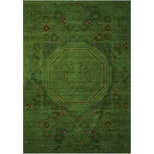 Nourison Home Timeless TML06 Teal Traditional Loomed Rug