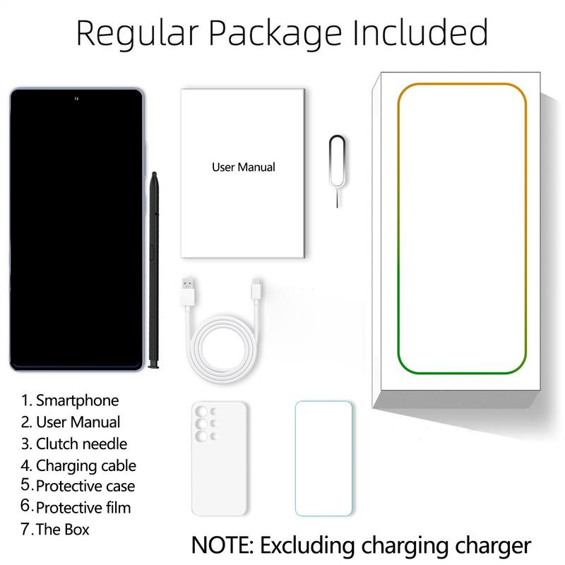 M26 Ultra Smart Android Phone 6.8 Inch Large Screen 4GB+64GB ROM 4000mAh Battery Octa-core Processor Smartphone Cellphone