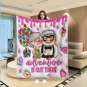 Luxury Soft Warm Blanket, Multifunctional Sofa Bed Car Office Camping, All-Season Gift Travel Blanket, Fashionable and Stylish