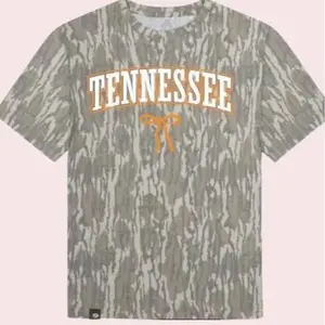 Tennessee Bottomland Camo T-Shirt, College Fan Graphic Tee, Game Day Outfit, Outdoor Apparel Casual Streetwear Style