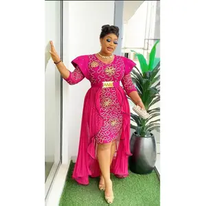 Classy Embroidered Overskirt Dress - Mother of The Bride Attire Wedding Guest Midi Dress Birthday Outfit Dinner Photoshoot Cocktail Graduation