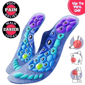 Akusoli Reduces Foot pain & Standing Fatigue, 220+ lbs Plantar Fasciitis Arch Supporting insoles for Men & Women, Work Boot Insole, Shock Absorbing Insoles for Running, Arch Support Inserts To Help & Orthotic flat feet insole, reduce migraine