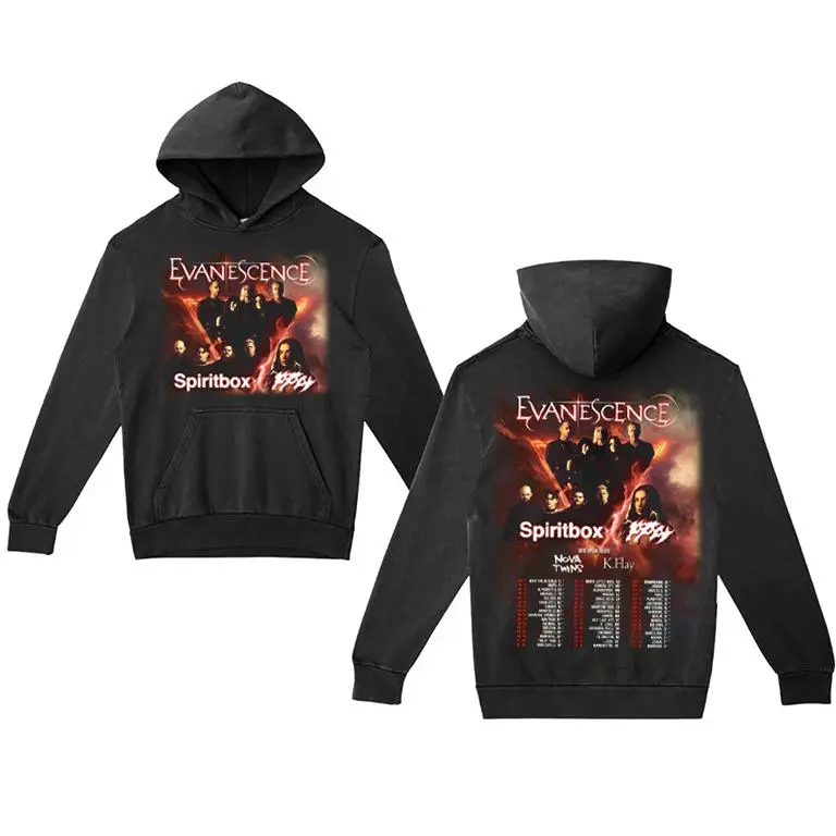 Evanescence Announces 2026 World Tour, With Support From Spiritbox, Nova Twins, Poppy, K.Flay Hoodie