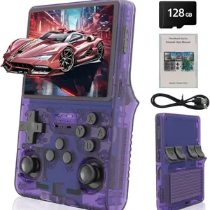 R40 Handheld Game Console, Handheld Gaming Console, Portable Rechargeable Game Console with Thousands Classic Games, Long Standby & Ergonomic Design Console for Home & Outdoor, Protective