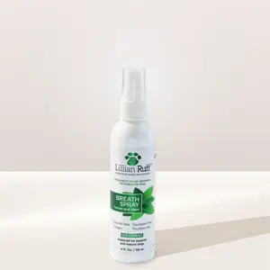 Lillian Ruff Spearmint Breath Spray for Dogs – Fresh Breath & Dental Health 4oz