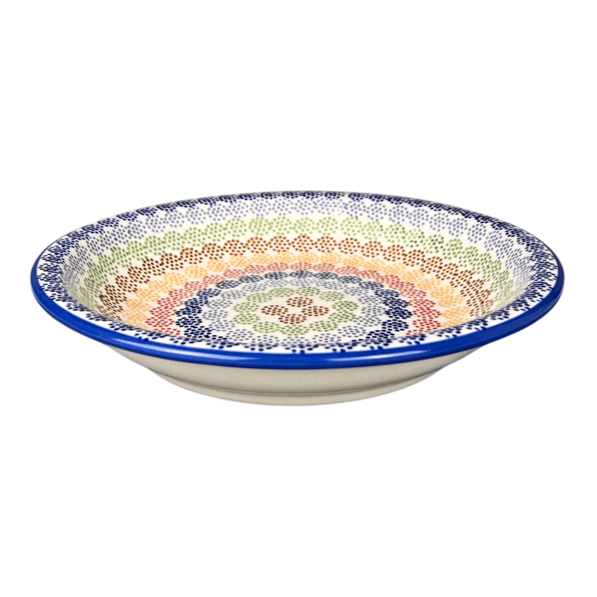 Bowl, Round, Pasta, 9.25" Bowl in "Speckled Rainbow" by Manufaktura | T159M-AS37