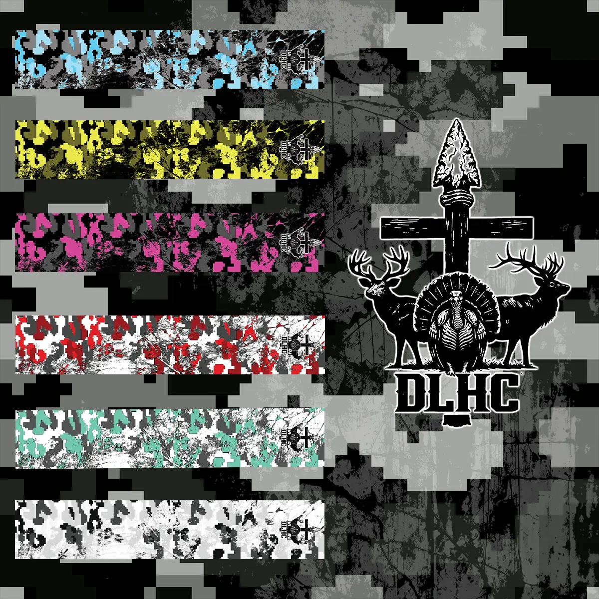 LOST COMMS Limited Ultra Lightweight 5" Arrow Wrap 6 Grains or Under 14 Wraps per Pack for Performance Durability and Strong Adhesion
