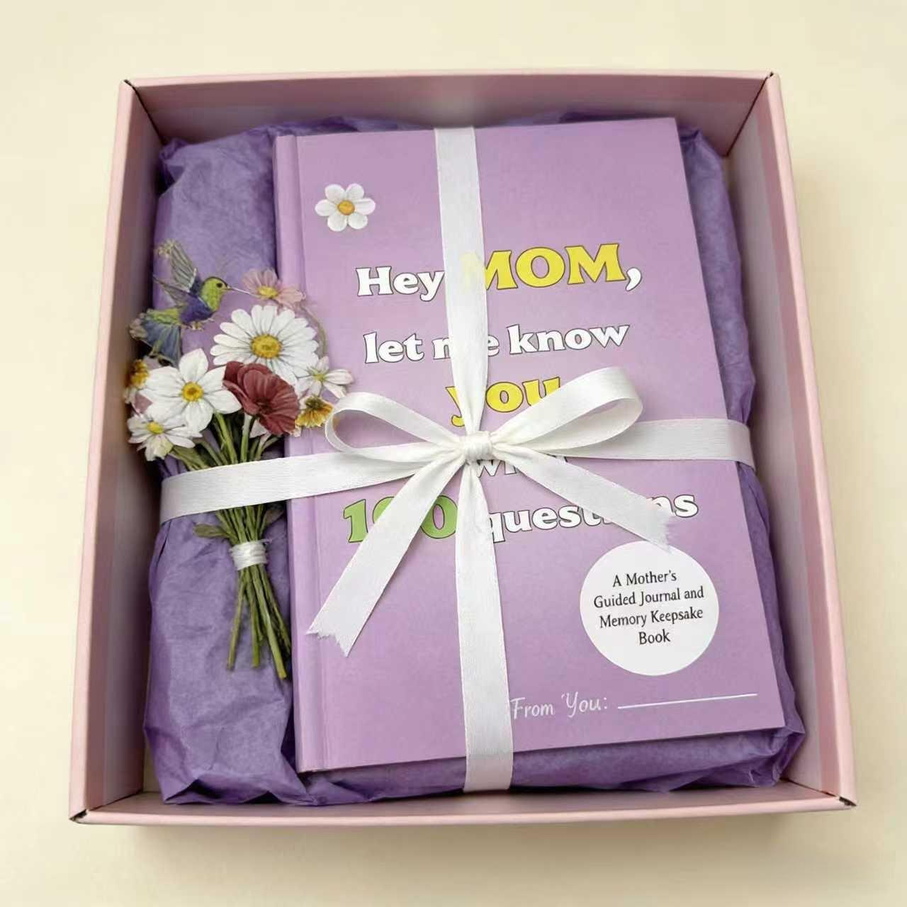 Tell Me Your Life Story, Mom-A Mother’s Guided Journal and Memory Keepsake Book,100 question for mom about her life stories.Strengthen connection with MOM,perfect Mother's day gift