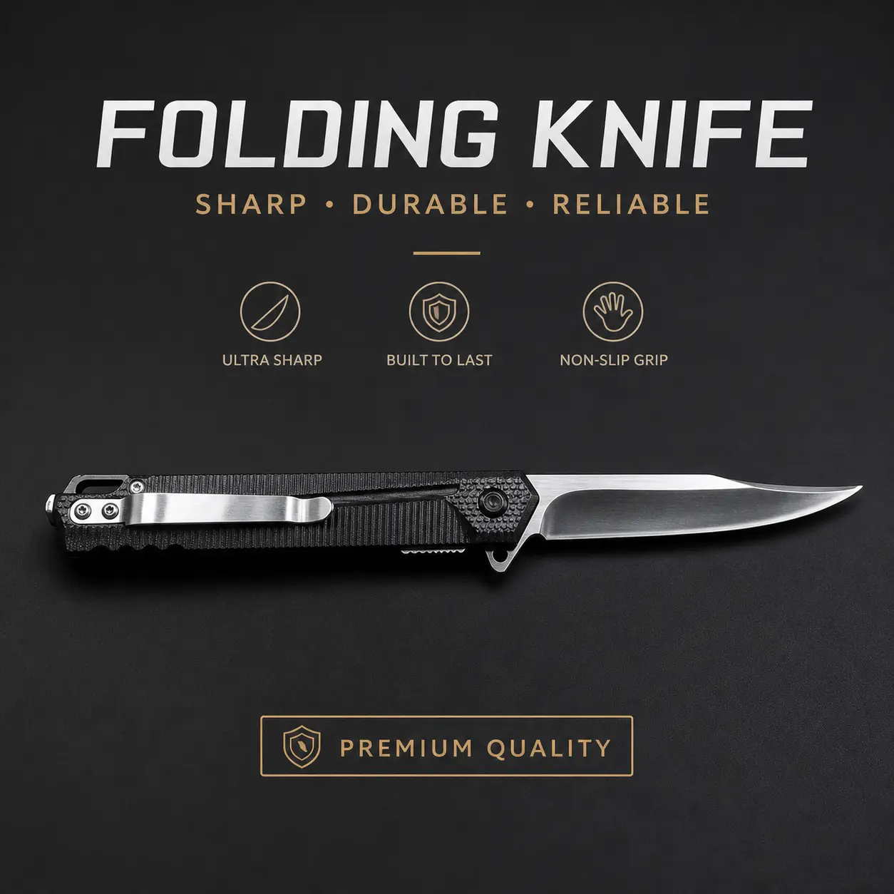 Folding Pocket Knives - Sports & Outdoor Camping Hiking Tool, Holiday & Halloween Gift for Outdoor Enthusiasts
