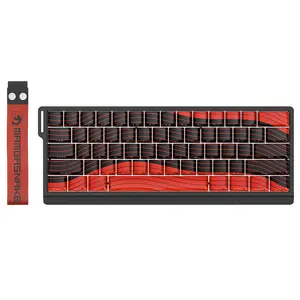MAMBASNAKE X60 HE 60% Rapid Trigger Wireless Gaming Minimalist   ,Hall Effect Magnetic Switches,Adjustable Actuation,0.1ms Ultra-Low Latency, 8KHz Polling Rate,3-Mode RGB,PBT Keycaps for Win/Mac- Custom Keyboard - 60 percent keyboard