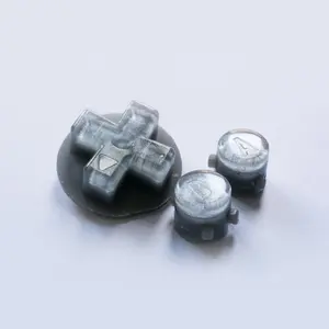 Game Boy Advance Custom Metallic Silver Buttons