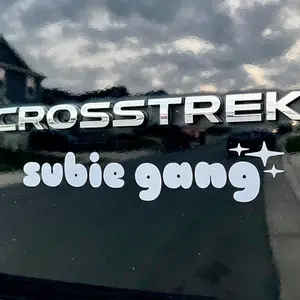 Subie Gang Car Decal White Vinyl | Subaru Sticker