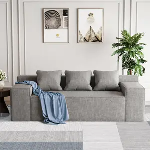 Sofa-in-a-Box, Memory Foam Couch, No Installation & Easy to Transport, Deep Seat Modern Sofa, home sofa Living Room, Bedroom, Apartment, Home Office