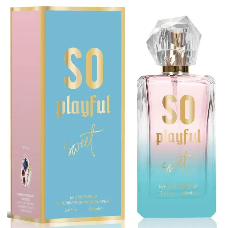 Women’s SO PLAYFUL EDP Perfume (3-3.9 fl oz, Single Item) - Sweet Fruity, Floral Fragrance with Top Notes White Cyclamen, Pepper, Cherry, Refreshing Aroma, Modern Girly Scent for Women, Mother’s Day Gift