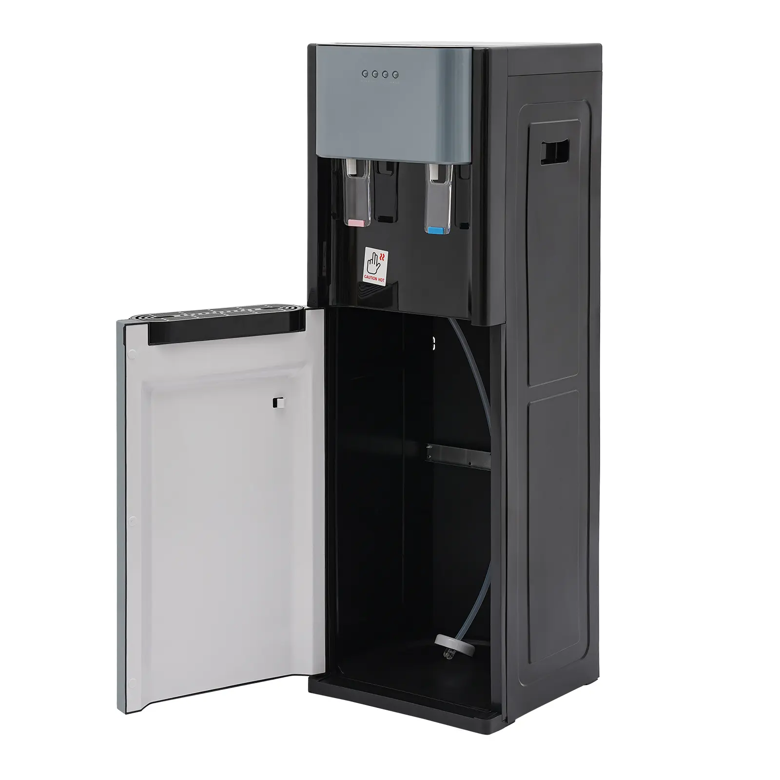 Bottom Loading Water Dispenser Hot and Cold 450W Heating 0 16 Gal Per Hour Capacity with Safety Protection for Home Office Floor Standing Dark Gray 110V US Plug