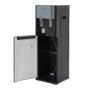 Bottom Loading Water Dispenser Hot and Cold 450W Heating 0 16 Gal Per Hour Capacity with Safety Protection for Home Office Floor Standing Dark Gray 110V US Plug