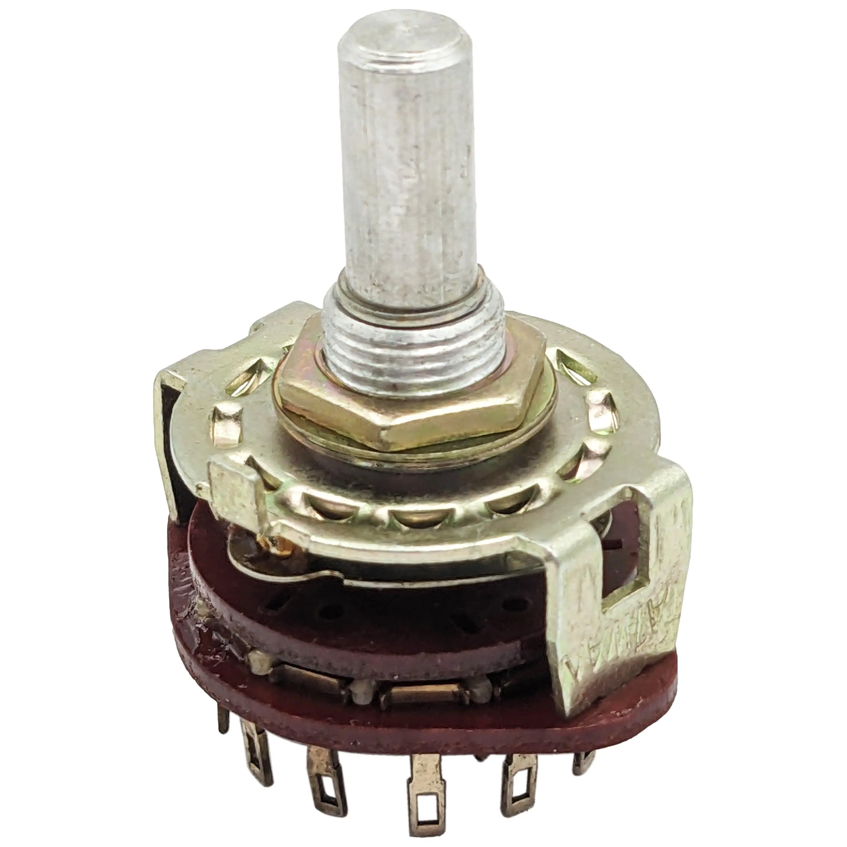 1 Pole 12 Position Non-Shorting Rotary Switch (1P12T) with Solder Lug Termination - Break Before Make