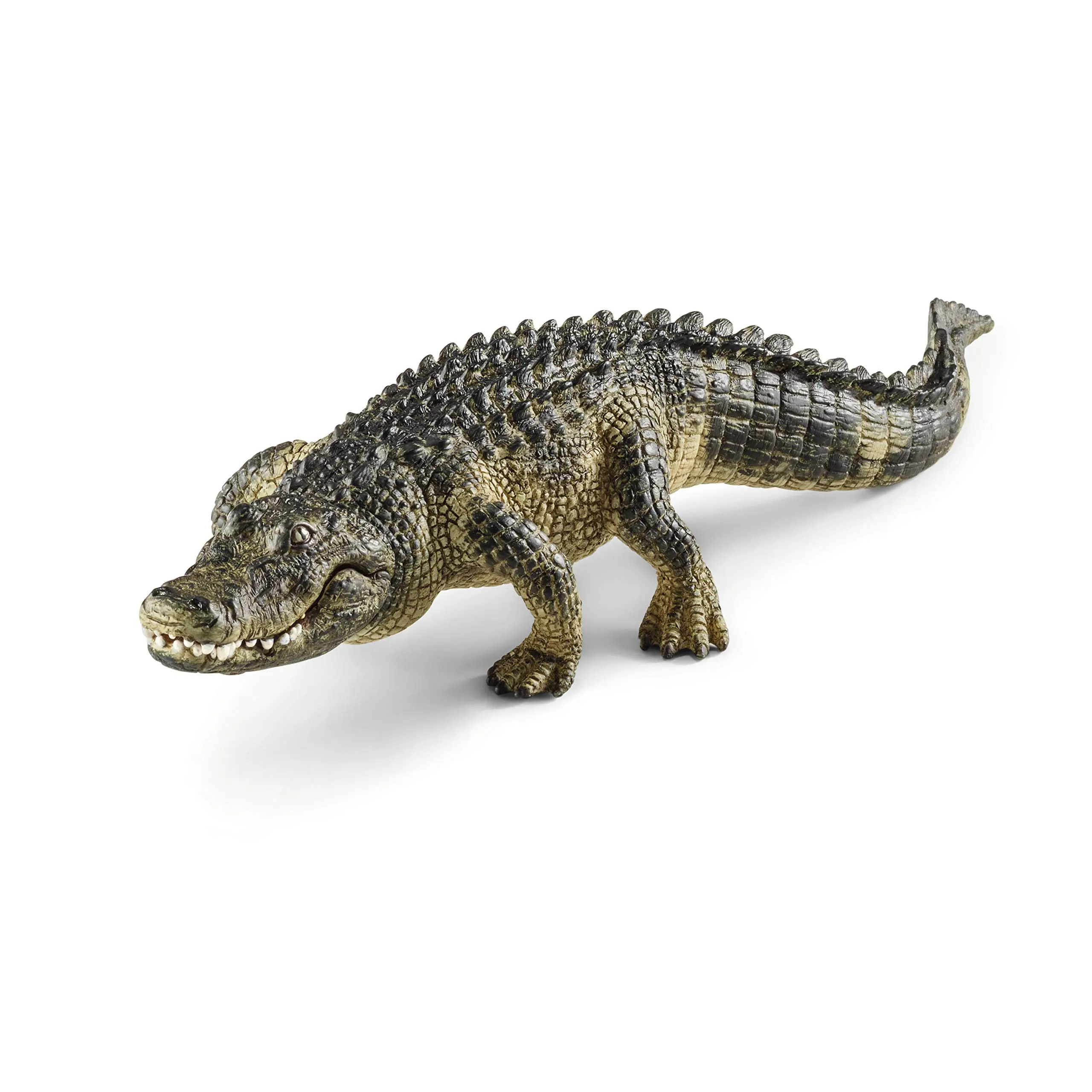 Realistic Alligator Figurine with Movable Jaw - Detailed Alligator Toy Figure, Durable for Education and Fun Play, Perfect for Boys and Girls, Gift for Kids Ages 3+