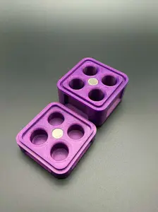 4 vial 3ml case magnectic - Travel-Ready Peptide Storage