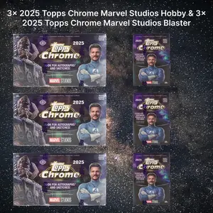 Marvel Break 180 - 2025 Topps Chrome Marvel Studios Hobby & Blaster 6 Box Mix