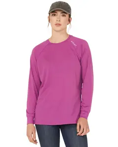 Ariat Women's Women'S Rebar Heat Fighter Essential Long Sleeve Work Tee - 10054536