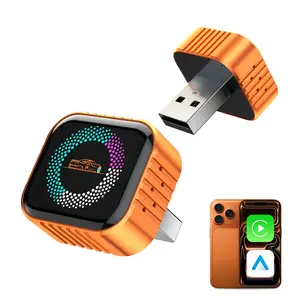 [Fathers day gift] 2026 New Wireless CarPlay & Android Auto Adapter, iPhone & Android Compatible, Easy Setup, Plug and Play, with Quick connection, Hands-Free Calling