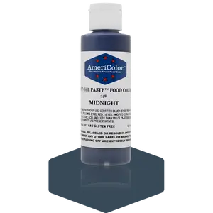 AmeriColor, Midnight, 4.5 Ounce, Soft Gel Paste Food Color