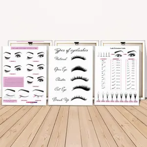 Wooden Framed Canvas Painting, 3 Counts/set Eyelash Pattern Wall Art, Modern Art Wall Decor, Home Decorations, Office, Living Room, Bedroom Wall Decor
