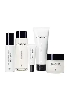 CONTEXT Skincare Package: Cleanse, Tone, Treat and Protect with Clean, Cruelty Free and Clinically Proven Active Ingredients and Natural Scents Cleanser Cream