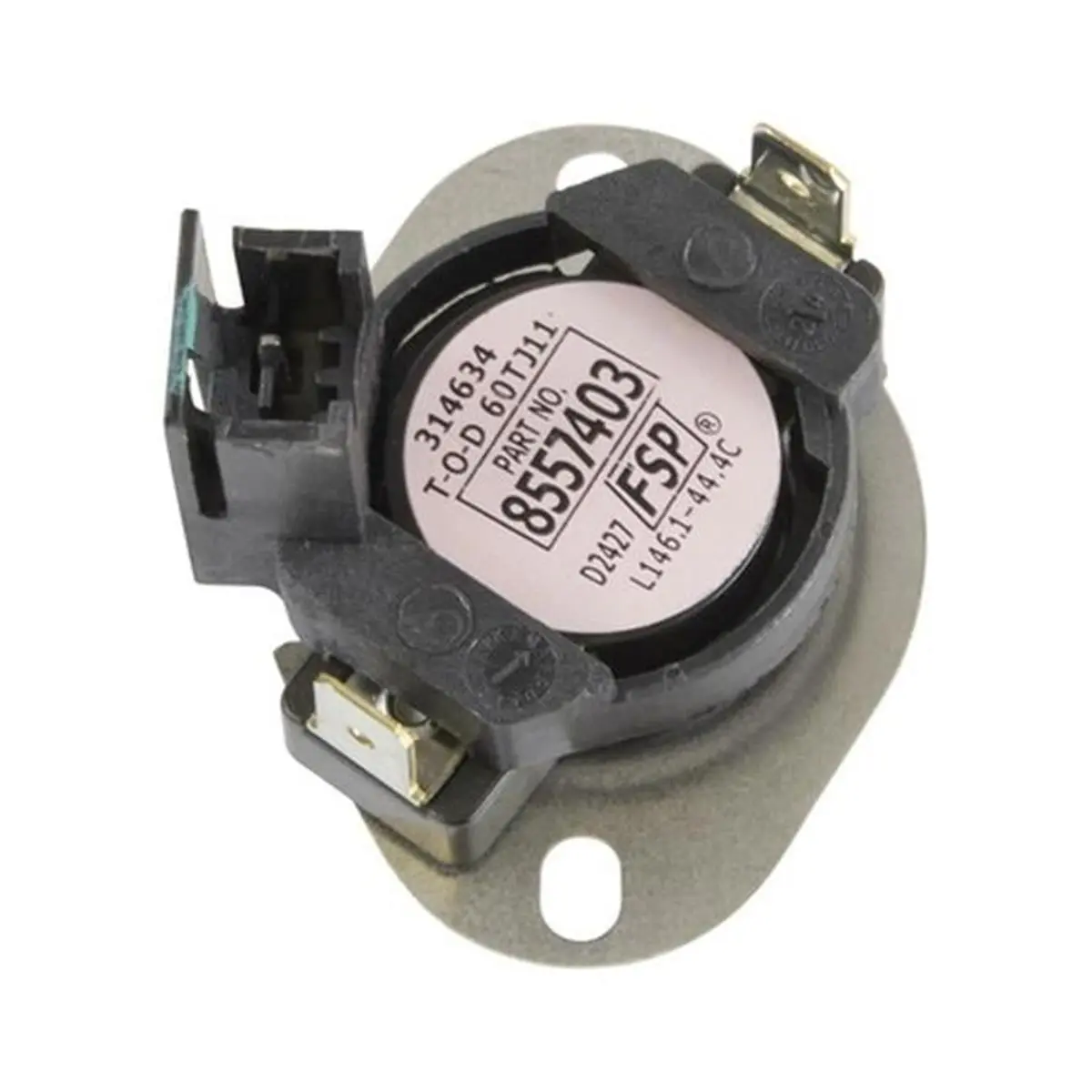 Whirlpool WP8557403 Genuine OEM High Limit Inlet Thermostat - Overheat Stop Function, Equipment Performance Enhancement, Simple Reliable Installation