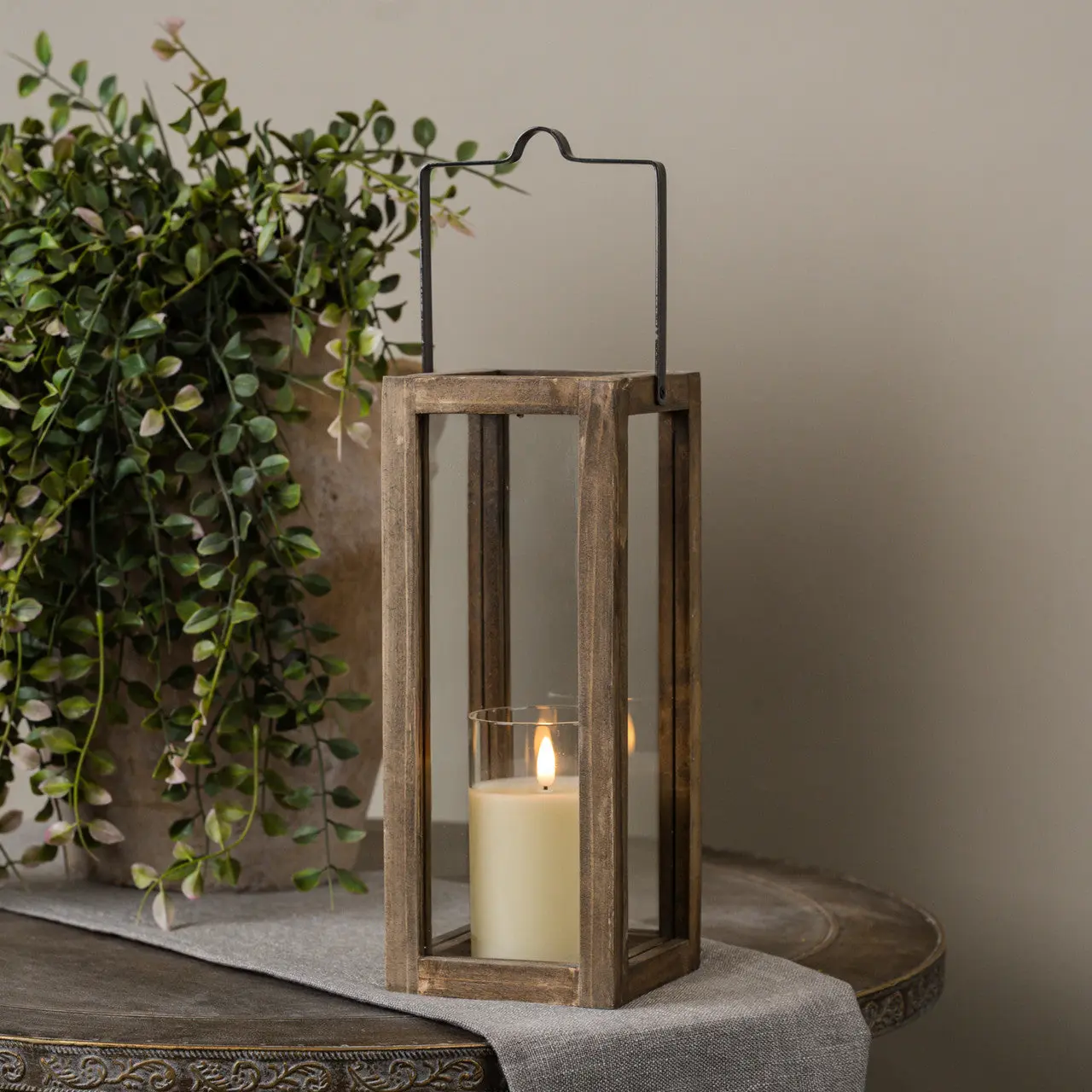 Mabel Wooden Lantern