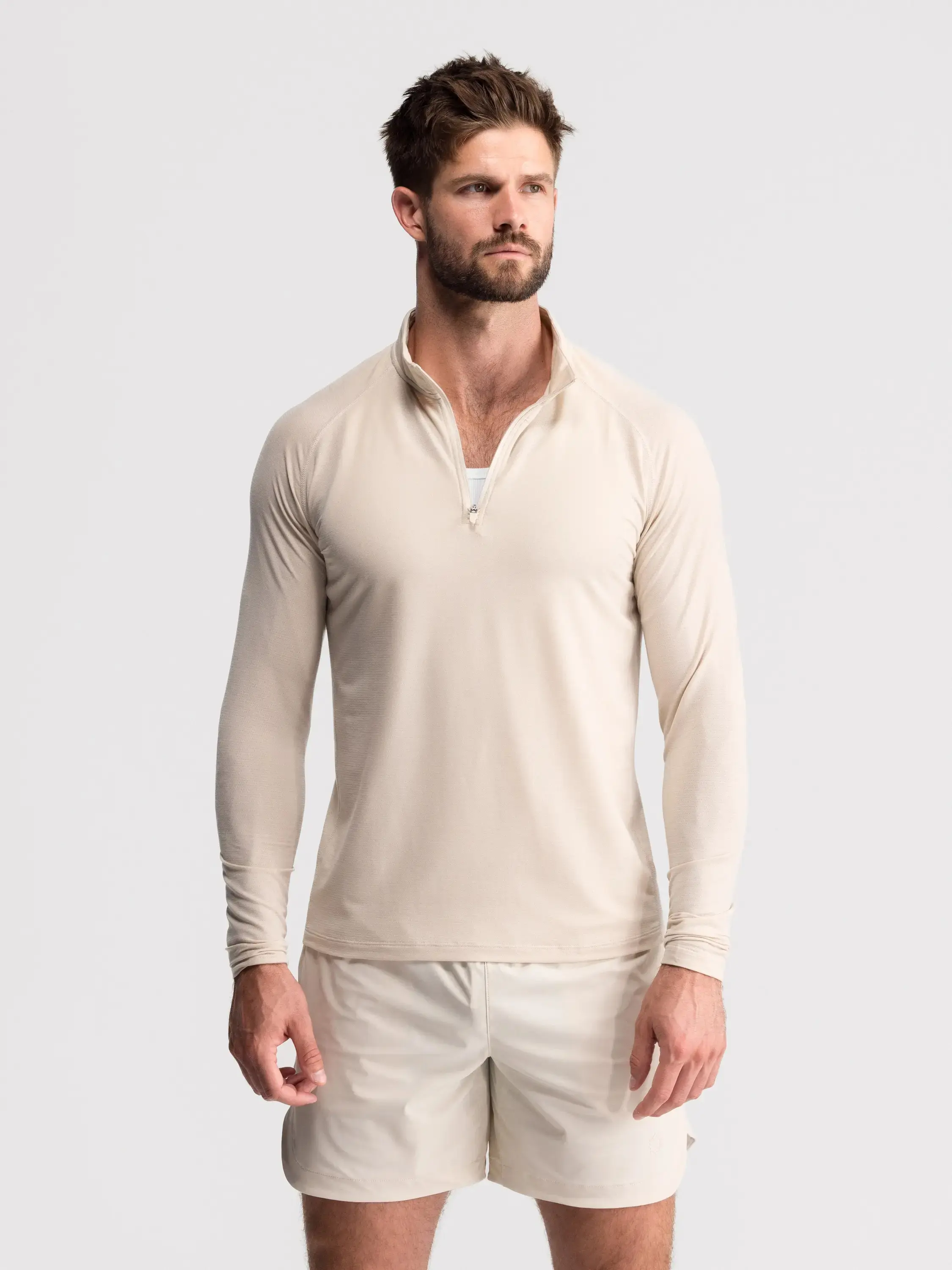 House| Fitted Performance Quarter Zip| Breathable Lightweight All-Day Athletic Pullover