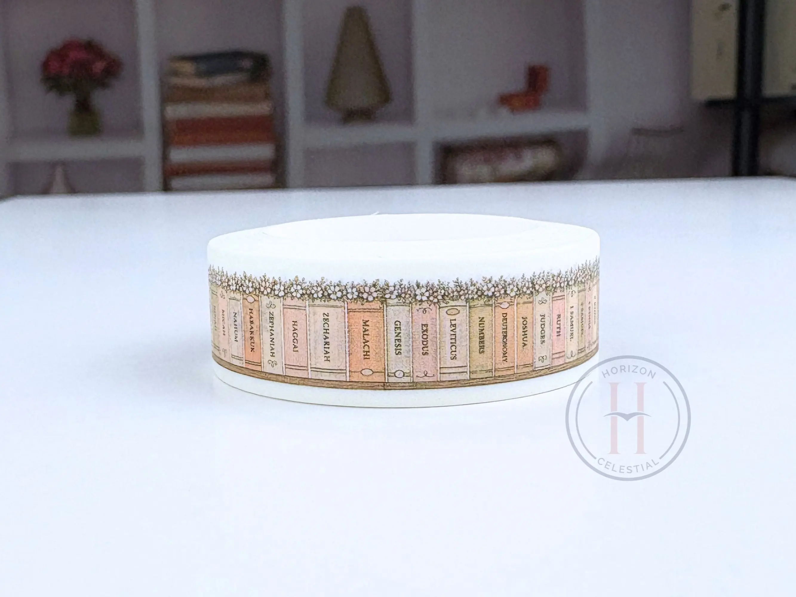 Old Testament Books Washi Tape: Christian Planner Scrapbook Tape (15mmx10m)