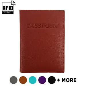 Passport Case - RFID Genuine Leather