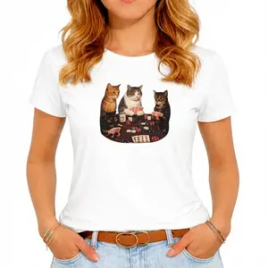 Gildan Men's and Women's T-shirt, cat graphic tee, Animal tee, Y2k Unisex Graphic Tees Gothic Grunge Emo Scene Amity Affliction Style Clothes Menswear Womenswear Streetwear