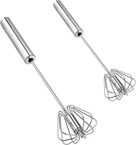 Rotary Semi-Automatic Whisk — A Manual Mixer Designed to Help You Stir Effortlessly and Without Fatigue, Ideal for Whipping Cream and Beating Eggs.