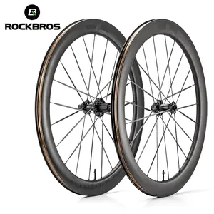 ROCKBROS T700 Carbon Fiber Bike Wheels 700c 55 mm Disc Brake Wheelset