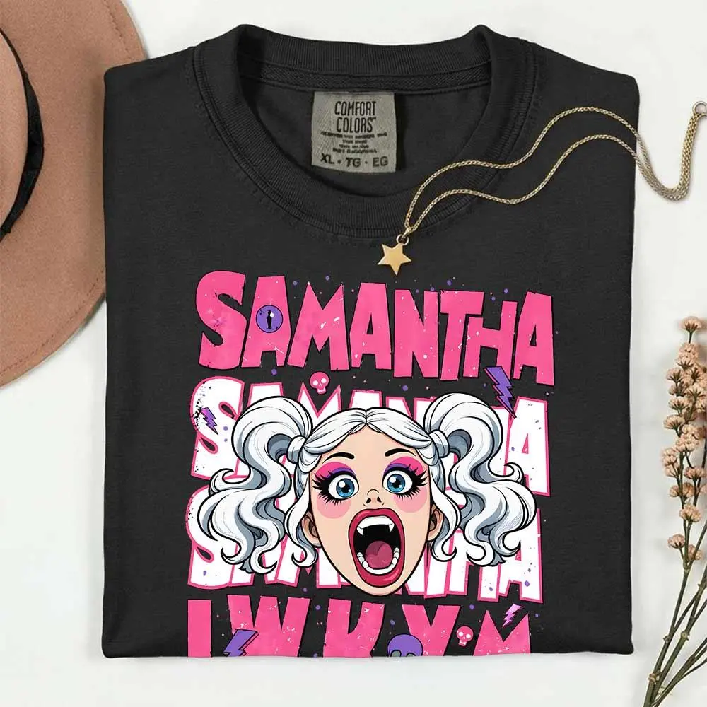 Samantha IWKYM T-Shirt, Dungeon Crawler Book Lover Tee, DCC Fan Merch - vdg10068
