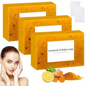 Turmeric and Tretinoin Brightening Soap, Dark SpotRemover, Soap Body Care Body Wash Flawless OrganicSoap Skincare Cleanser Turmerickojicacidsoap MoisturizerCleansing