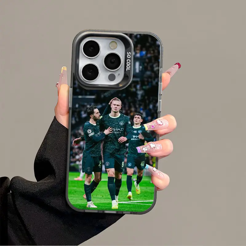 Haaland  IPhone 17 Promax Phone Case Anti Drop Protective Case Suitable For iphone16 15 14 13 SAMSUNG S25 24 23 22 ULTRA Acrylic Phone Case