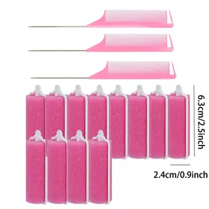 Foam Sponge Curler for Women, Soft Sleep Hair Roller, Flexible Sponge Tool with Tail Comb, Overnight Curly Volume, Harmless